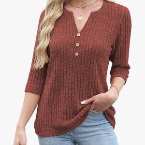 Long sleeve  Ribbed Top